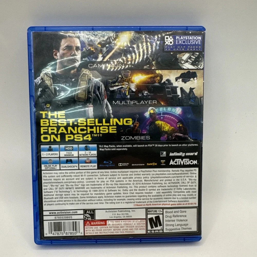 Call Of Duty: Infinite Warfare For PS4 - Sony PlayStation 4
